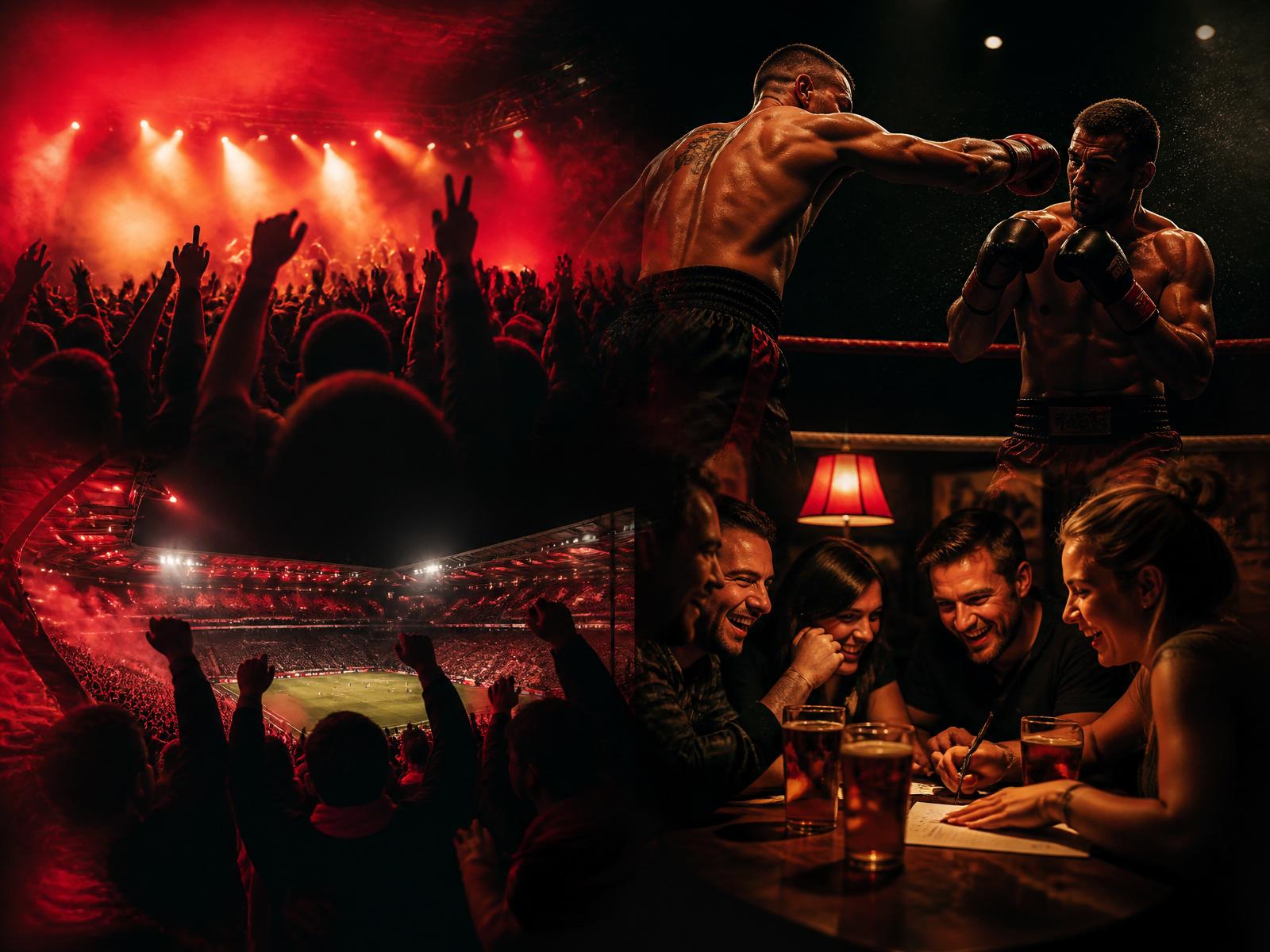 Live music, boxing, football and quiz night crowds